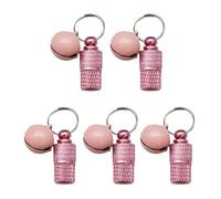 Uqezagpa Lot de 10 porte-étiquettes anti-perte pour chien et chat Plaqué information d'identification Boîte de rangement Pendentif Collier Pendentif Collier Porte-nom
