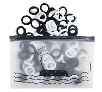 Uqezagpa Lot de 100 chouchous élastiques à cheveux pour femme et fille