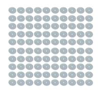 Uqezagpa Lot de 100 disques en silicone transparent pour lobe d'oreille - Stabilisateur confortable - Pour femme - Disques en silicone pour hyperplasie, 9mm, Comme décrit, Comme décrit.
