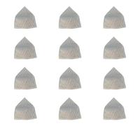 Uqezagpa Lot de 12 chapeaux arabes ronds pour islamisme, turban creux indien, hijab, prière, ethnique, arabe, tête de mort ronde, chapeau de culture arabe, Motif 8, L