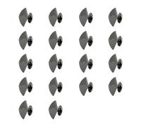 Uqezagpa Lot de 18 crampons en métal résistants à la rouille pour planche à neige, équipement de sports d'hiver