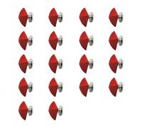 Uqezagpa Lot de 18 crampons en métal résistants à la rouille pour planche à neige, équipement de sports d'hiver