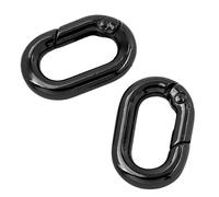 Uqezagpa Lot de 2 anneaux à ressort en métal pour sac à main, C, One Size