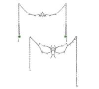 Uqezagpa Lot de 2 boules magiques punk cyborgs en métal irrégulier pour femme