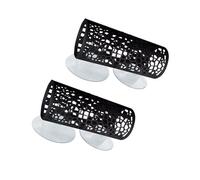 Uqezagpa Lot de 2 cachettes de tunnel à poissons pour améliorer l'environnement sous-marin pour la maison, les bureaux, les aquariums, les tunnels sous-marins pour poissons