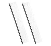 Uqezagpa Lot de 2 peignes pratiques pour animaux de compagnie, chats, chiens, poils de chiens, élimine les nœuds, massages et perte de poils