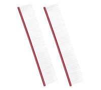 Uqezagpa Lot de 2 peignes pratiques pour animaux de compagnie, chats, chiens, poils de chiens, élimine les nœuds, massages et perte de poils