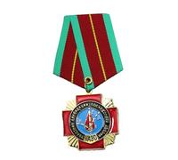 Uqezagpa Lot de 2 répliques authentiques en alliage de l'URSS - Accessoires de film vintage - Accessoires de collection - Médailles de film de l'Union soviétique, gris, taille unique