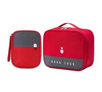 Uqezagpa Lot de 2 sacs de rangement imperméables en tissu Oxford avec grande taille pour l'extérieur, les voyages, les urgences, les fournitures médicales, les soins de crise