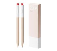 Uqezagpa Lot de 2 stylos à encre gel de 0,5 mm avec inscription « First Love Heart » - Stylos esthétiques - Écriture lisse - Encre gel pour journal intime