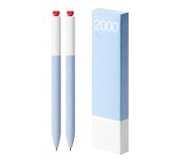 Uqezagpa Lot de 2 stylos à encre gel de 0,5 mm avec inscription « First Love Heart » - Stylos esthétiques - Écriture lisse - Encre gel pour journal intime