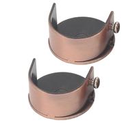 Uqezagpa Lot de 2 supports de tringle à rideaux en alliage de 28 mm