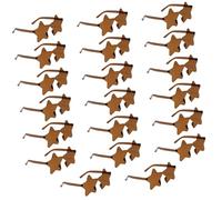 Uqezagpa Lot de 20 paires de lunettes de soleil en forme d'étoiles tendance sans cadre pour activités de plein air à cinq points, Tranches de thé