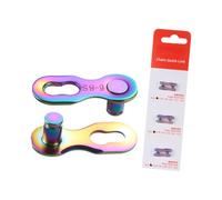 Uqezagpa Lot de 3 poignées de réparation de chaîne de vélo - Rotation sans couture - En acier doux - Outils de déni requis pour équipement de cyclisme - Clôture permanente en alliage d'aluminium