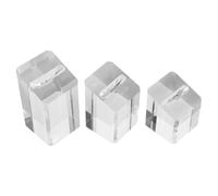 Uqezagpa Lot de 3 présentoirs compacts en acrylique pour bijoux professionnels et usage domestique