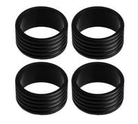 Uqezagpa Lot de 4 anneaux antidérapants en silicone pour raquette de tennis absorbants