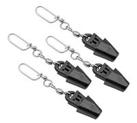 Uqezagpa Lot de 4 clips de déverrouillage Downrigger avec connecteur et connecteur pour pêche à la traîne et connecteur de pêche en eau salée ABS