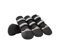 Uqezagpa Lot de 4 housses de protection pour pattes de chien avec autocollant réglable