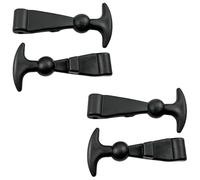 Uqezagpa Lot de 4 poignées en T en caoutchouc souple pour machines à outils, couvercle de boîte à outils, fixations anti-vibrations pour capots de moteur, installation facile