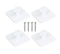 Uqezagpa Lot de 4 supports de fixation pour mixeur avec vis - Pièce de rechange pour économiser de l'espace