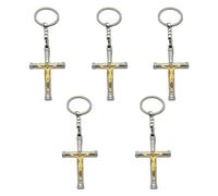 Uqezagpa Lot de 5 breloques pour la fabrication de bijoux, pendentifs, colliers, porte-clés, bijoux, 4x6.5cm, Zinc