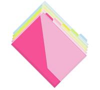 Uqezagpa Lot de 5 classeurs à 3 trous pour classeurs de pages et classeurs