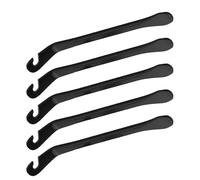 Uqezagpa Lot de 5 outils de démontage de pneus de vélo de montagne, démonte-tube, outil de démontage de pneu de vélo, facile à utiliser, accessoires de réparation de roue de vélo