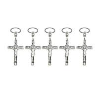 Uqezagpa Lot de 5 pendentifs exquis en métal avec motif unique, pour la foi, 3.2x7.7cm, Zinc