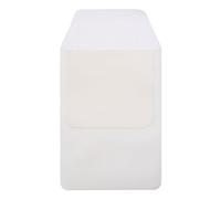 Uqezagpa Lot de 5 sacs à crayons en PVC pour trousse de protection de poche pour bureau hôpital, Pointe incurvée One.Zero, 16*8.5CM