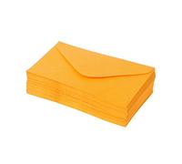 Uqezagpa Lot de 50 enveloppes colorées de couleurs mélangées pour cartes d'invitation de mariage, cartes d'anniversaire, lettres, espèces