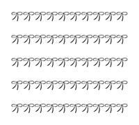 Uqezagpa Lot de 50 étiquettes en verre acrylique avec nœud pour boissons - Idéal pour les fêtes et les événements spéciaux, les enterrements de vie de jeune fille, taille unique, Comme décrit, Comme