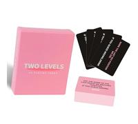 Uqezagpa Lot de 50 jeux de cartes romantiques pour couple pour approfondir les relations grâce à une conversation amusante et un jeu de liens d'interaction