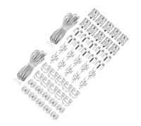 Uqezagpa Lot de 52 extensions de cheveux pour hommes, femmes, garçons
