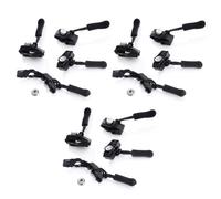 Uqezagpa Lot de 6/12 fermetures éclair réglables faciles à installer pour vêtements, combinaisons de plongée, sacs, sacs à dos, portefeuilles, couture