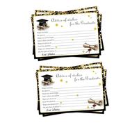 Uqezagpa Lot de 6 cartes de vœux de remise de diplôme 15,2 x 10,2 cm en papier de décoration