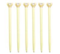 Uqezagpa Lot de 6 stylos à bille en forme de cœur avec inscription « Love Heart » - 1 mm - Pour l'école, le bureau, le travail