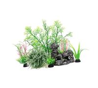 Uqezagpa Lot de 7 plantes artificielles pour aquariums et grottes pour aquariums naturels