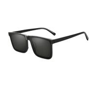 Uqezagpa Lunettes de soleil carrées pour homme - Style vintage - Pour autoroute et conduite en plein air, D