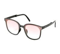 Uqezagpa Lunettes pliantes surdimensionnées pour filles et garçons, vêtements d'extérieur, voyage, lunettes pliantes pour filles et garçons, Poudre dégradée.