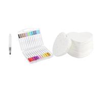 Uqezagpa Magics Puff Paint Drawing Magics Texture Paper Bubble Drawing Pen Art Supplies for Kids and Adults Puff Paint Texture Painting Kits with Watercolor Pen For Kid