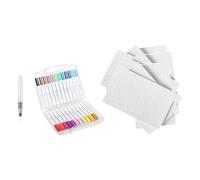 Uqezagpa Magics Puff Paint Drawing Magics Texture Paper Bubble Drawing Pen Art Supplies for Kids and Adults Puff Paint Texture Painting Kits with Watercolor Pen For Kid