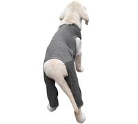 Uqezagpa Manchon réglable pour pattes de chien pour éviter les blessures et fournir de la chaleur pour la récupération contre le léchage aide à l'attelle