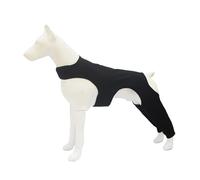 Uqezagpa Manchon réglable pour pattes de chien qui prévient les blessures et fournit de la chaleur pour la récupération contre le léchage et aide à la guérison