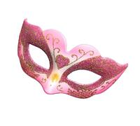 Uqezagpa Masque de carnaval classique vénitien à paillettes brillantes pour enfants filles Demi-visage Mascarade pour fêtes costumées événements filles mascarade