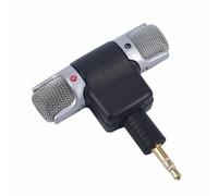 Uqezagpa Micro d'enregistrement à double canal Jacob 3,5 mm pour PC, structure sonore, smartphone, réunions, salles de ition MD, compatible Micr