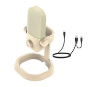 Uqezagpa Microphone à condensateur USB de résolution avec échantillonnage auditif 24 bits et fonction écouteurs, prise de podcast professionnelle