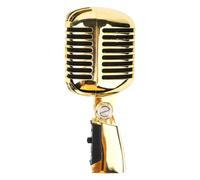 Uqezagpa Microphone dynamique rétro classique pour scène, spectacles, chant professionnel