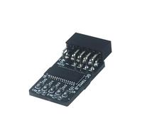 Uqezagpa Module TPM2.0 12 broches avec mise à niveau SLB9665 11 pour cartes mères pour câbles d'ordinateur TPM2.0_S