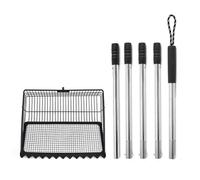 Uqezagpa Nettoyeur de zone de poulet robuste avec poignée pliable de 25 cm et accessoire multifonction Pelle à volaille