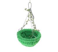 Uqezagpa Nids d'oiseaux chauds montés sur cage pour perroquets - Hamac en peluche pour petits oiseaux